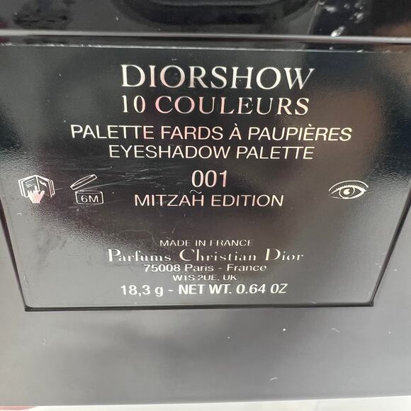 NIB Christian Dior Mitzah Palette Limited Edition 10 Colors - Picture 11 of 11